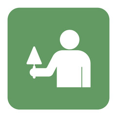 Mason worker with trowe