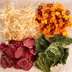 homemade dried vegetables