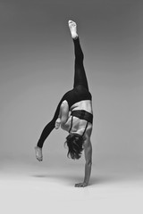 Beautiful woman dancer