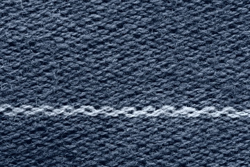 Knitted woolen fabric, macro texture