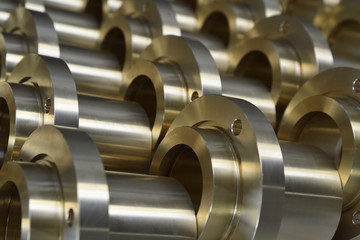 machine parts from brass