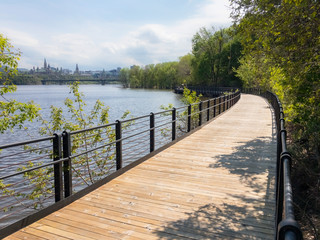 Multi-use path by river