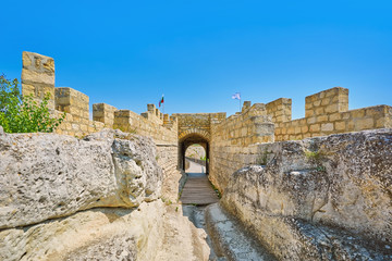 Entrance to the Ovech Fortress