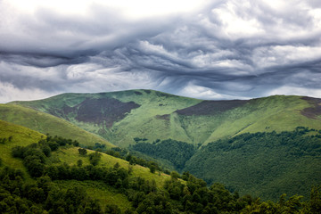 Amazing carpathian mountains