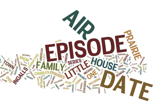 LITTLE HOUSE ON THE PRAIRIE DVD REVIEW Text Background Word Cloud Concept