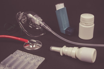 Asthma or allergies inhaler.