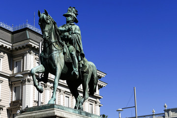 Fototapeta premium Carl Schwartzenberg statue