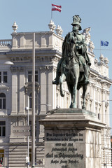 Obraz premium Carl Schwartzenberg statue