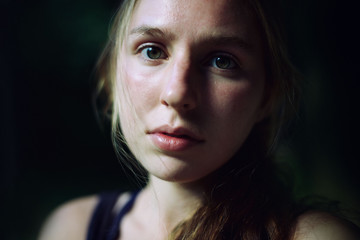 Portrait of a young woman