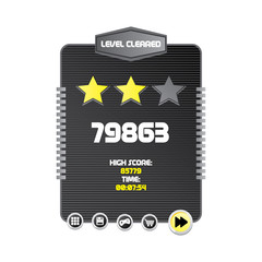 game asset menu layer - video game icon sign symbol vector