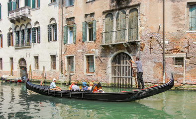 Naklejka na ściany i meble Venice gondola