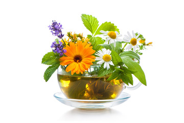 Cup of herbal tea