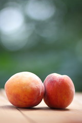Peaches on the windowsill