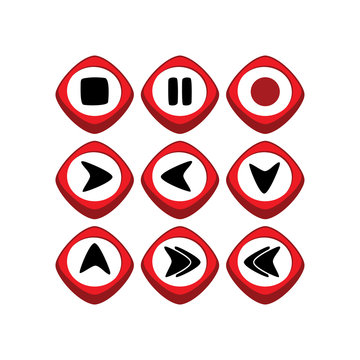 game asset icon sign symbol button vector