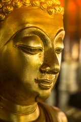 Fototapeta na wymiar Faith of Golden Buddha