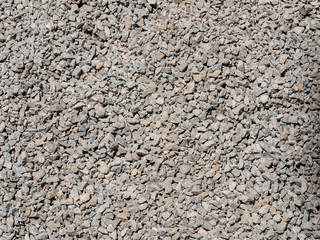 Background made of close-up photo of crushed stone
