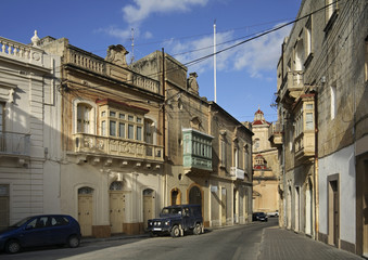 Old street in Zurrieq. Malta