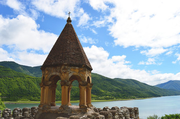 Ananuri castle and lake in Georgia