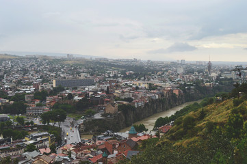City skyline of Tibilisi, Georgia