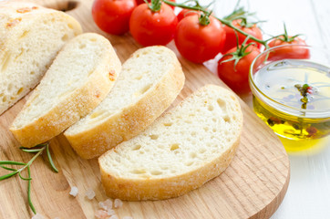 Italian ciabatta bread