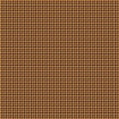 Tan Brown Woven Basketweave Background. Repeated braiding of horizontal and vertical stripes creates a 3-D basket weave pattern in brown, woven with double and triple strands.