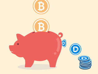 Convert from Bitcoin to Dascoin via piggy bank