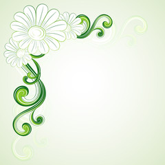Abstract floral background. Element for design.