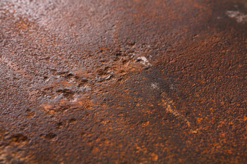 Old rusty iron background