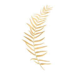 Golden vector leaf