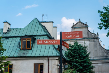 Sandomierz direction signs