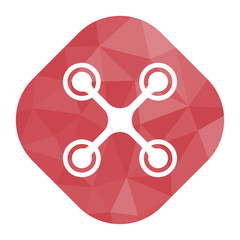 geometrischer Icon - Quadrocopter