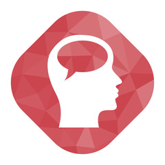 geometrischer Icon - Gedanke