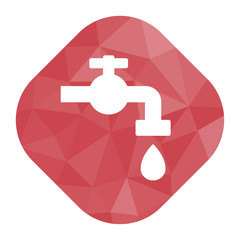 geometrischer Icon - Wasserhahn