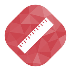 geometrischer Icon - Lineal