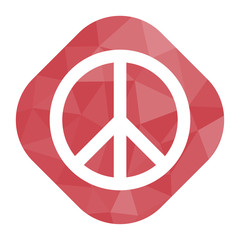 geometrischer Icon - Peace-Symbol