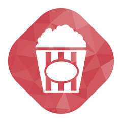 geometrischer Icon - Popcorn