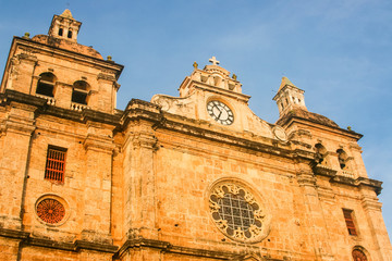 Fototapeta premium San Pedro Claver Church at Cartagena de Indias
