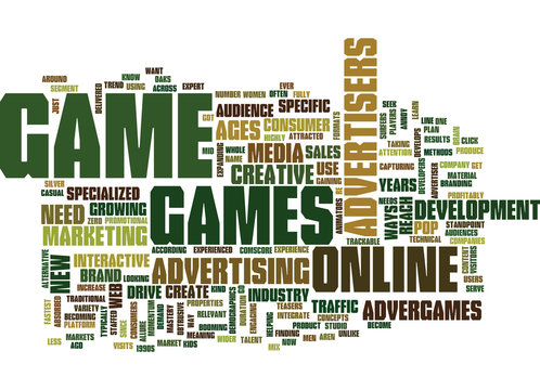 GOT GAME Text Background Word Cloud Concept