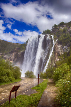 Krcic waterfall near Knin, Croatia