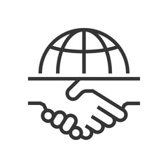 Hand shake icon