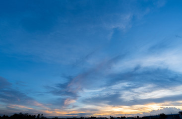 sky sunset background,clouds with background.