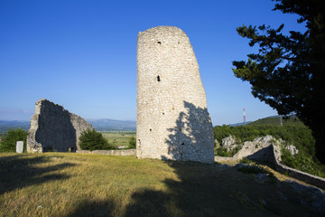 Fototapeta na wymiar Old turkish turret in Drnis, Croatia