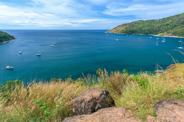 Tropical seascape viewpoint in Phuket,Thailand
