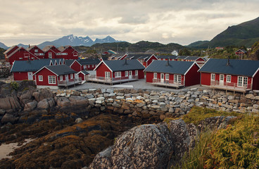 Rorbuhütte in Norwegen