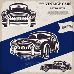Vintage car label