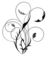 Floral. Vector illustration.