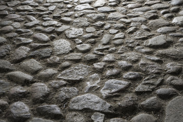 cobbled street