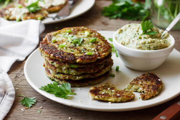 Zucchini pancakes