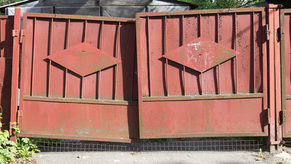 Gate, metal, garage