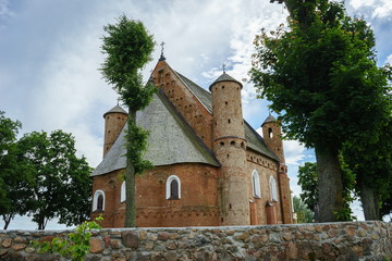 Fototapeta premium Church of St. Michael, Synkavichy, Belarus